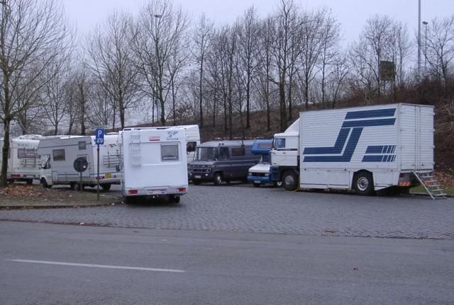 Stellplatz in Br�gge zur Zeit des Weihnachtsmarktes