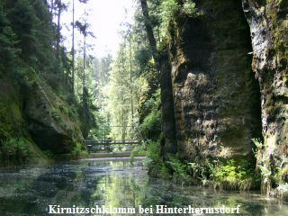 Kirnitzschklamm bei Hinterhermsdorf