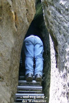 .. und weg ist er .. 
der Webmaster