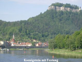 Koenigstein mit Festung