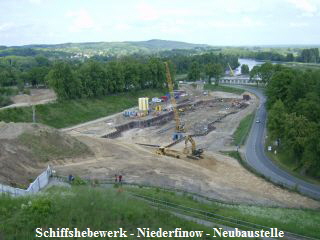 Schiffshebewerk - Niederfinow - Neubaustelle